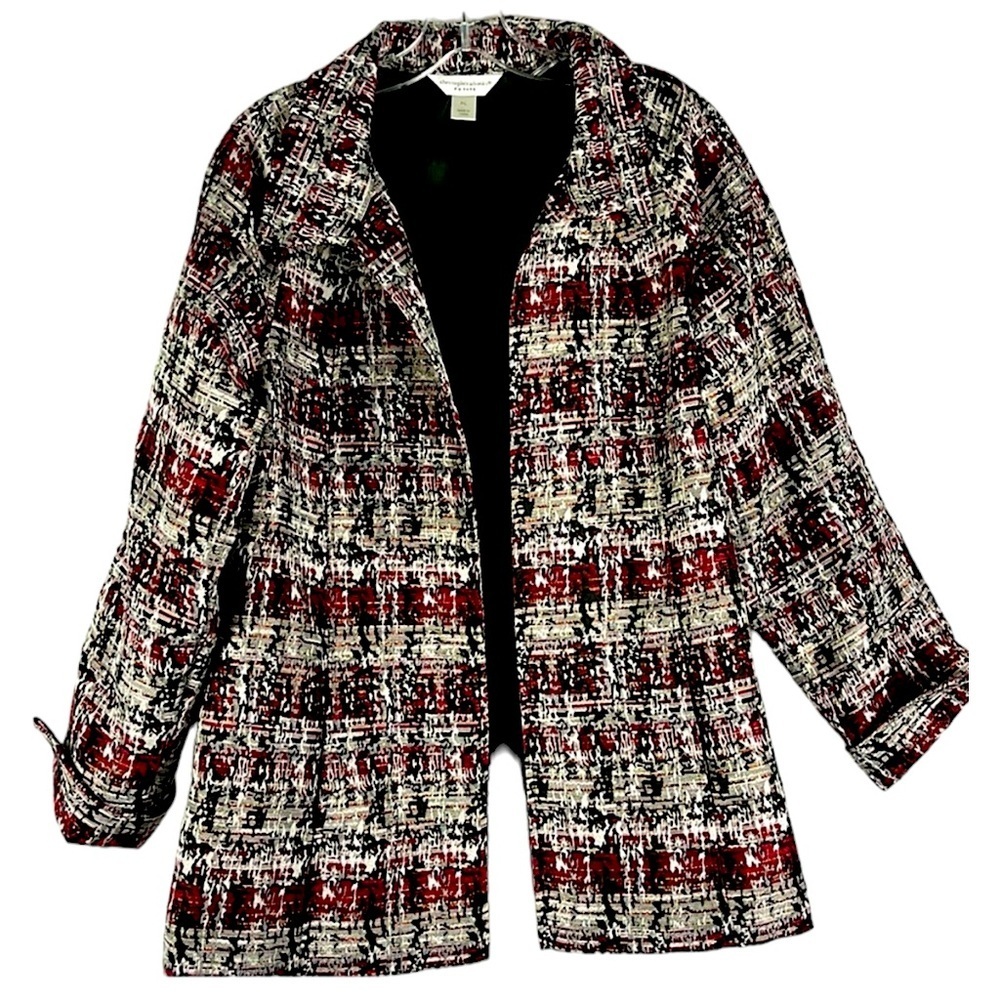 Christopher & Banks open face a-line blazer Sz P/L